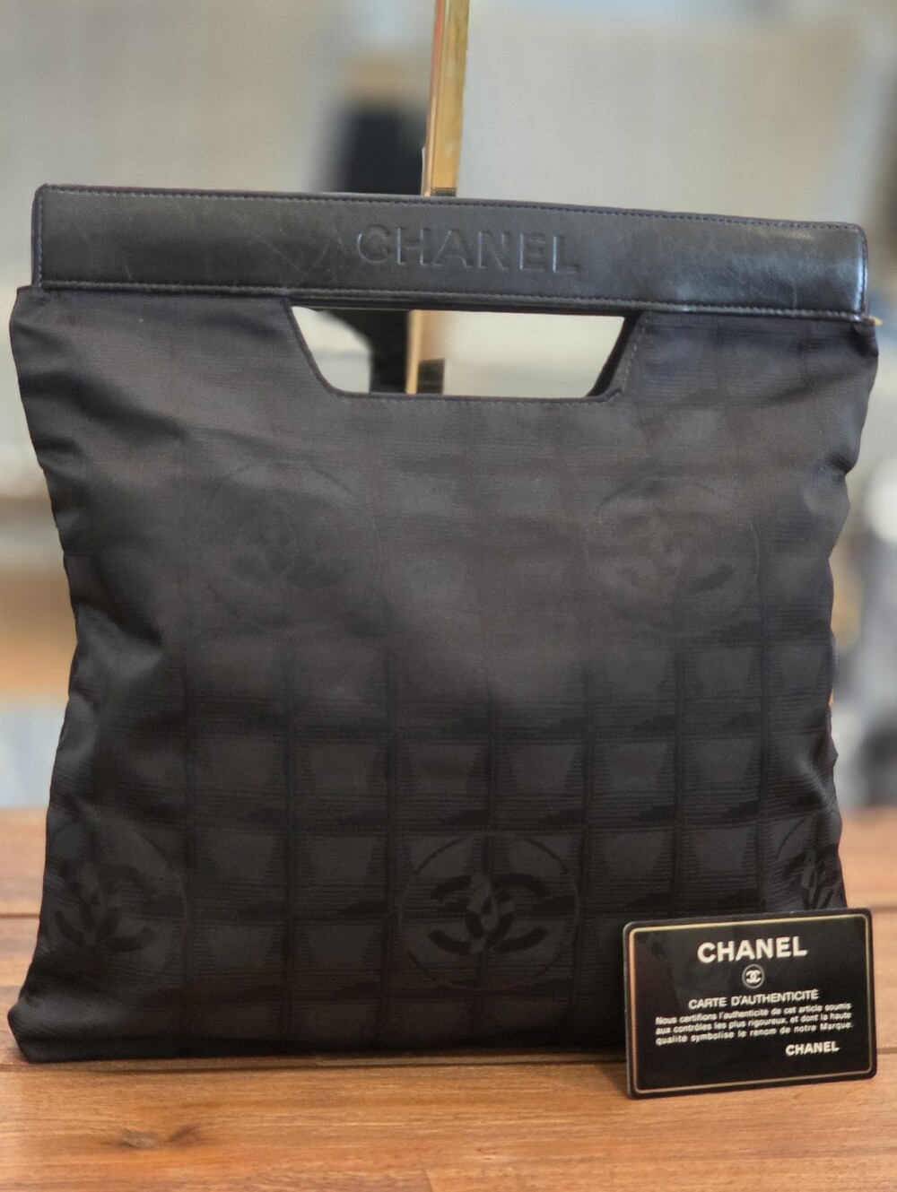 Chanel vintage Travel Line Hand Bag Ultra Rare Find!